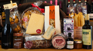 confezione regalo in cesto di vimini Azzoni prestige 2026