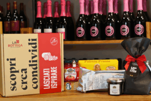 kit con ingredienti per ricetta cotechino mantovano con lenticchie